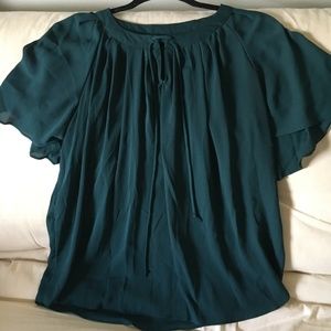 Emerald green Apt. 9 Blouse